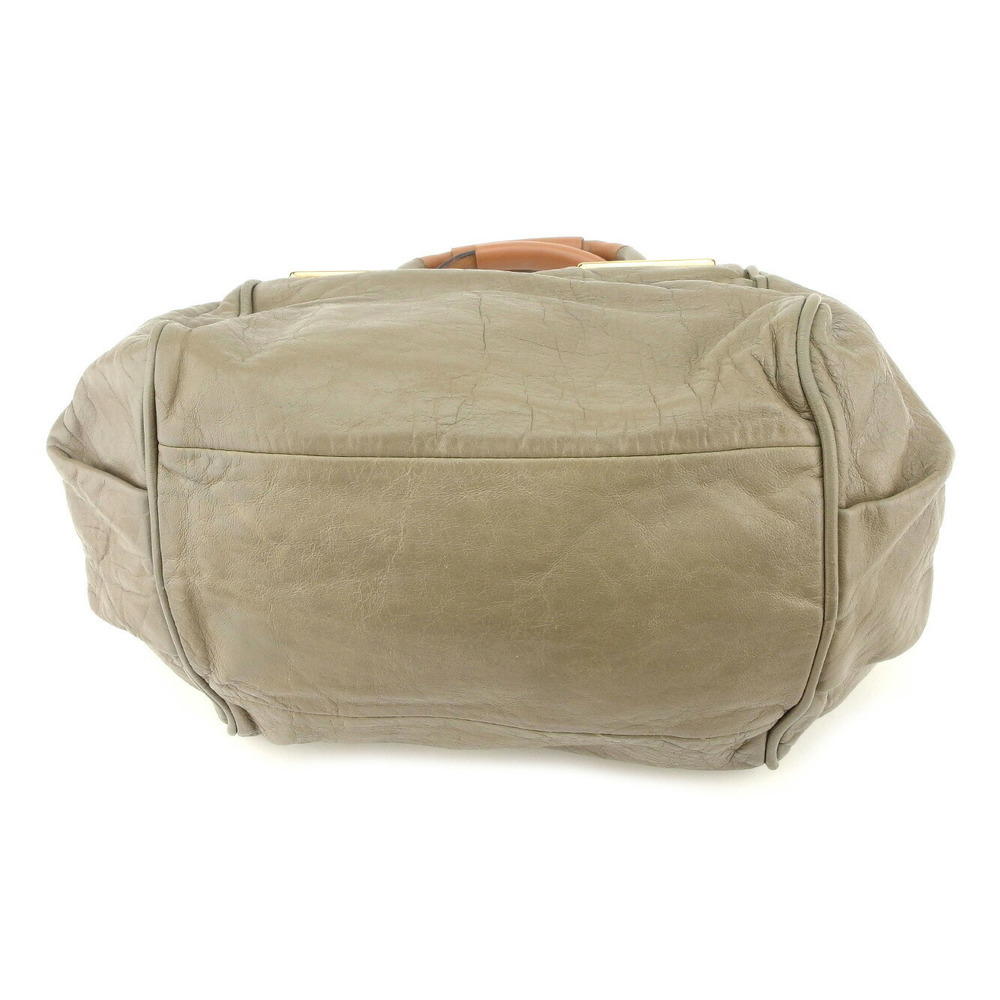 Chloe Ethel Leather Handbag Beige - Picture 3 of 6